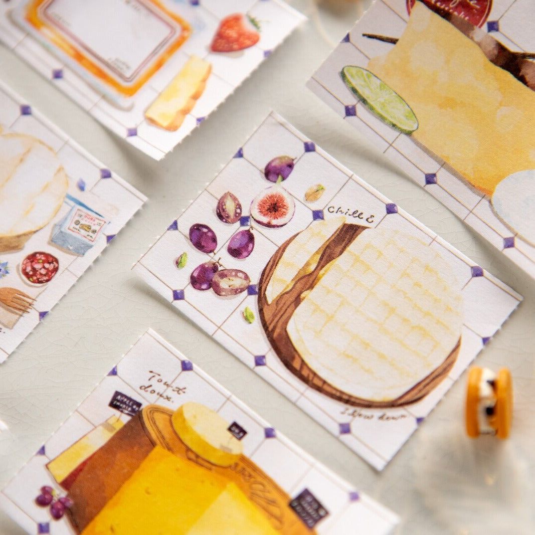 Cheese Lover Sticker Memo Roll