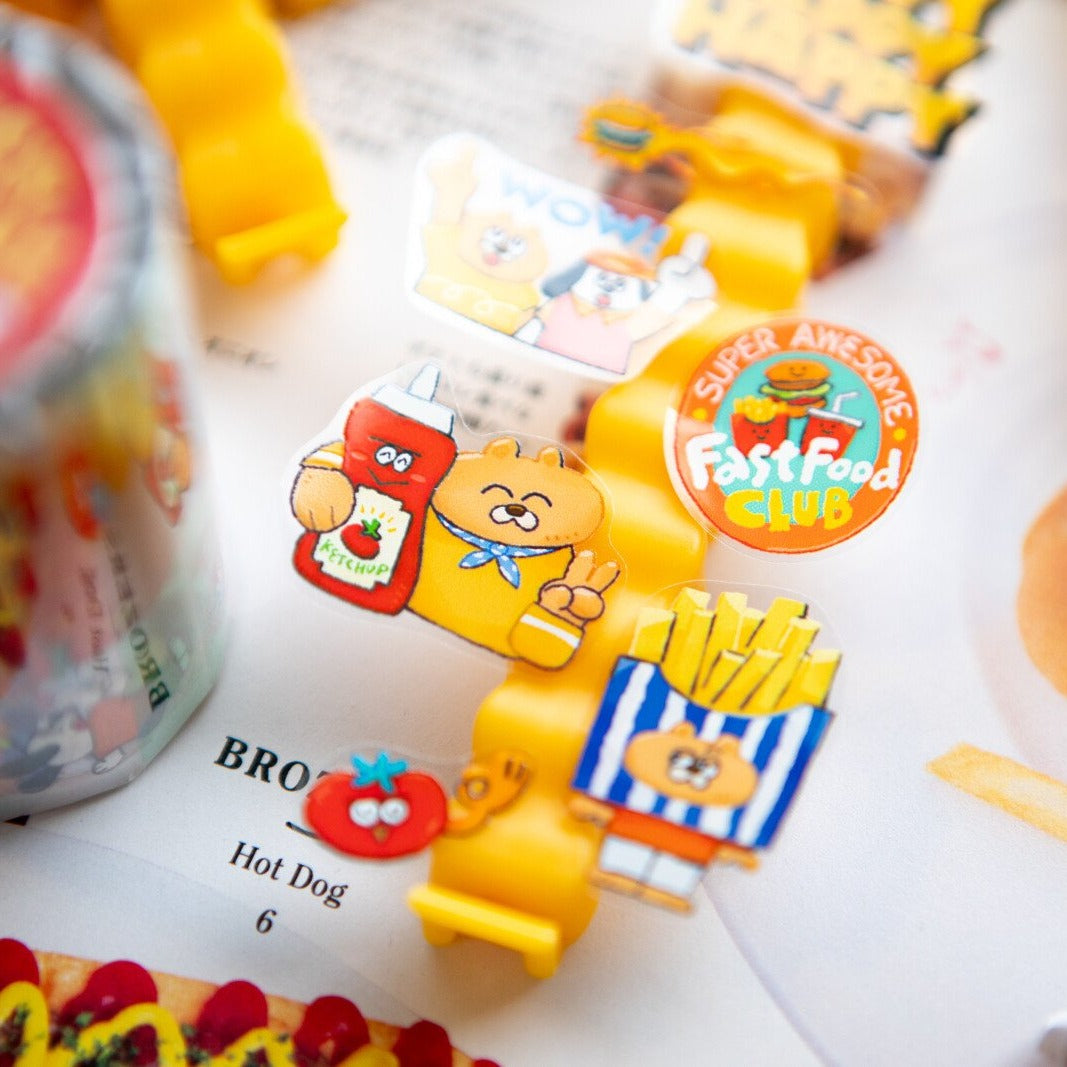 Super Awesome Fast Food Club Kisscut PET Tape