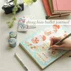 Linen Cover Notebook 'Dreams Come True' | Terra Cotta