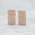 9pt Tiny Text Rubber Stamps [18 options]
