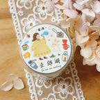 Goes On A Picnic PET Tape by Yier — roll of picnic-scene PET deco tape, for journaling
