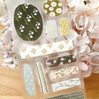 Floral Patchwork Cut PET Tape by Yier — pastel patchwork pattern PET tape design, for journaling