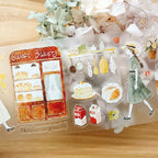Bakery's Daily Cutting PET Tape by Yier — 'Sweet Bakery' storefront PET tape design, for journaling