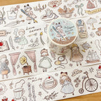 Elegant Afternoon Cutting Washi Tape