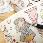 Elegant Afternoon Cutting Washi Tape