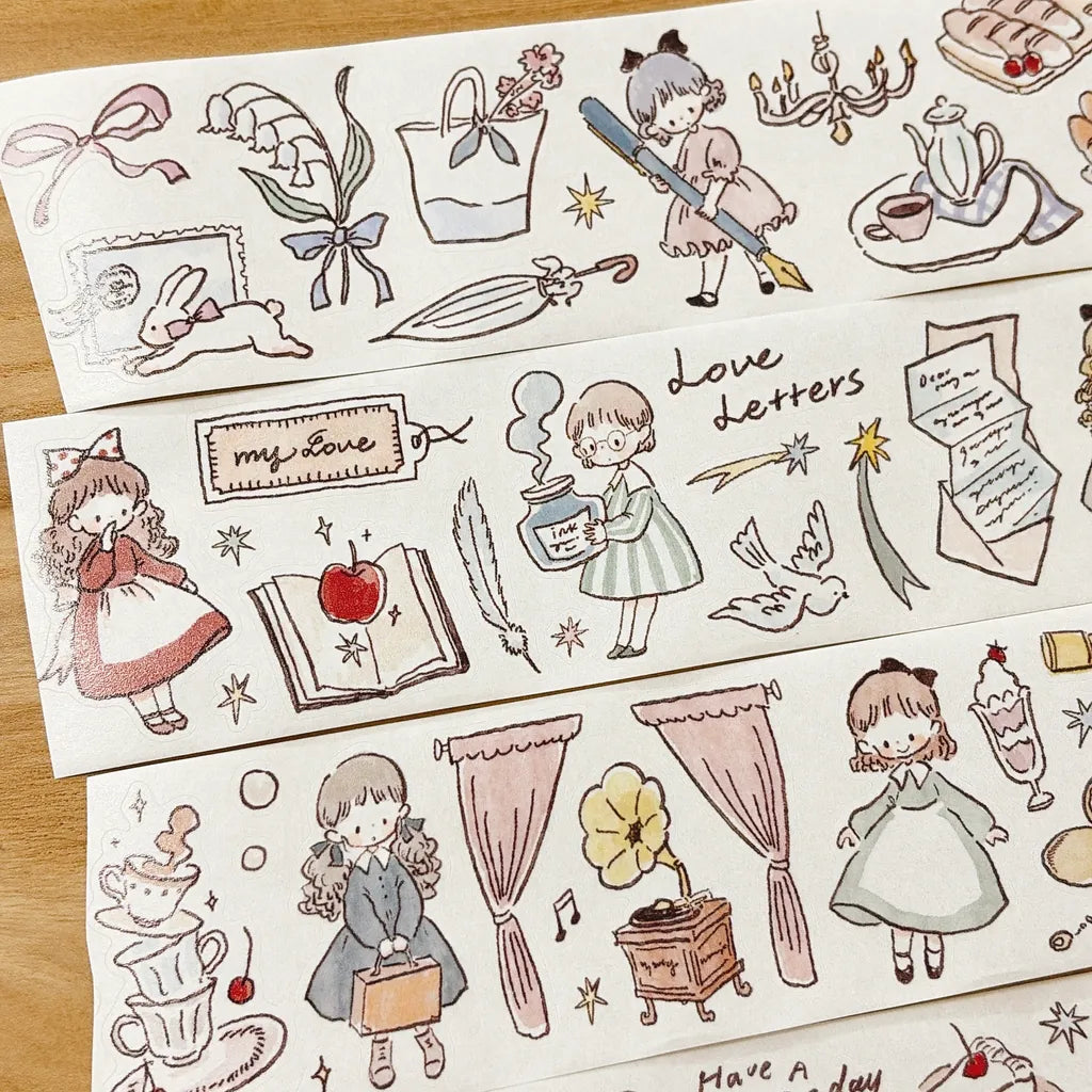 Elegant Afternoon Cutting Washi Tape