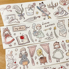 Elegant Afternoon Cutting Washi Tape
