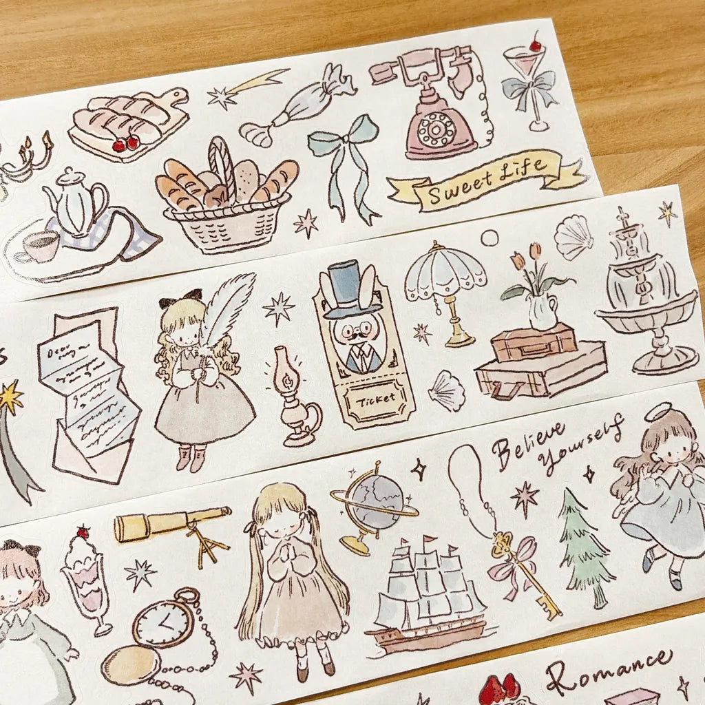 Elegant Afternoon Cutting Washi Tape