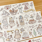 Elegant Afternoon Cutting Washi Tape