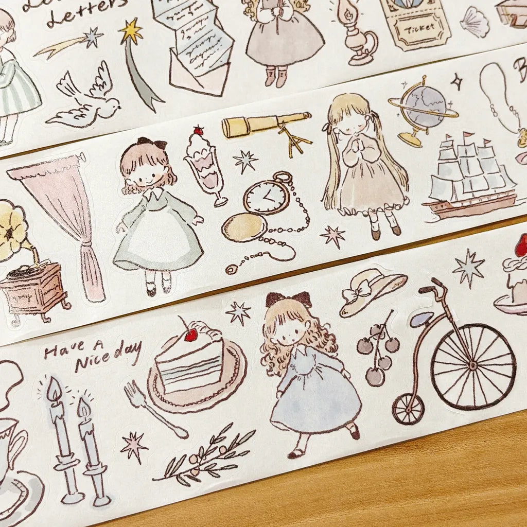 Elegant Afternoon Cutting Washi Tape