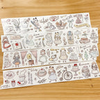 Elegant Afternoon Cutting Washi Tape