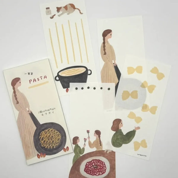 Necktie Pasta Memo Pad