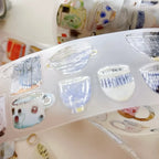 Cup-Shaped Hot Stamped Silver A67 PET Tape