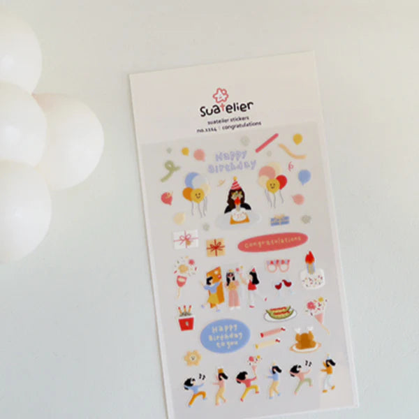 Congratulations Sticker Sheet