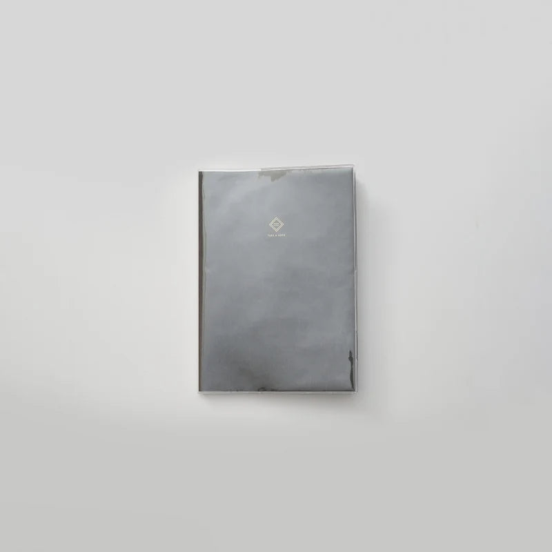 Mini Clear Cover A6 by Take a Note — clear PVC cover shown over a planner, for journaling