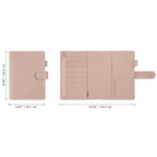 Elite Planner Cover A5 by Moterm — size reference diagram, closed and open, for journaling