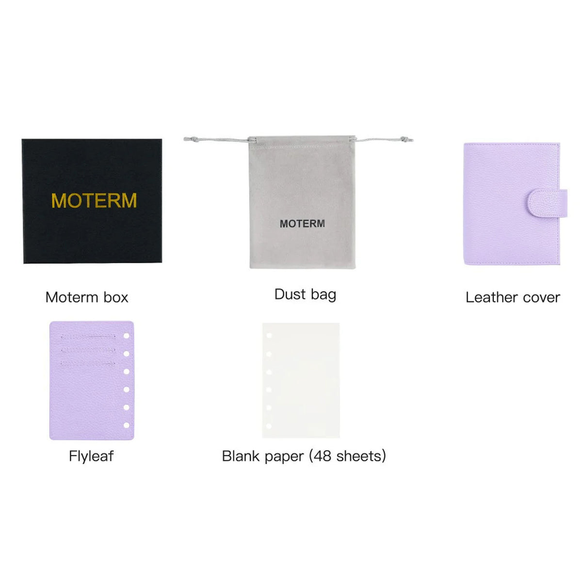 Regular 2.0 Rings Planner Pocket by Moterm — kit with box, dust bag, cover and paper, for journaling