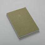 2027 Medium Weeks Planner B6 by Take a Note — olive cover with gold-foil branding, angled view, for planning