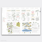 2027 Medium Weeks Planner B6 by Take a Note — weekly spread with goals, notes and checklist sections, for planning & journaling