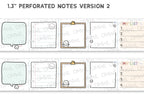 Perforated Notes Version 2 Washi Tape