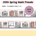 Planner Shelf 3.0 + Pink Foil