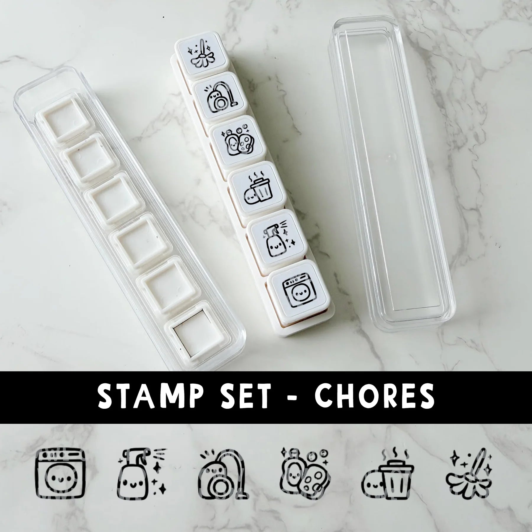 Chores 6-In-1 Punch Stamp