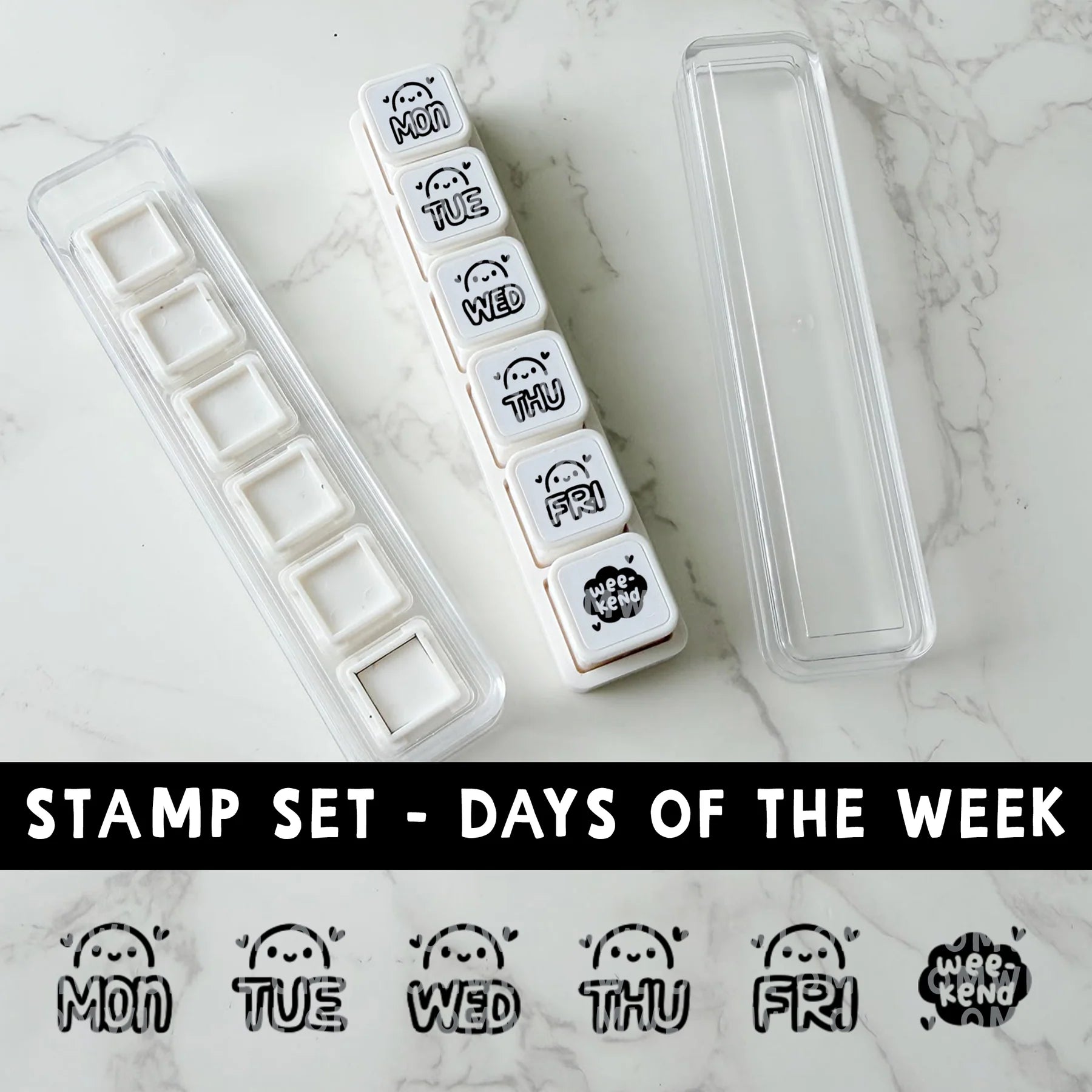 Days of the Week 6-In-1 Punch Stamp