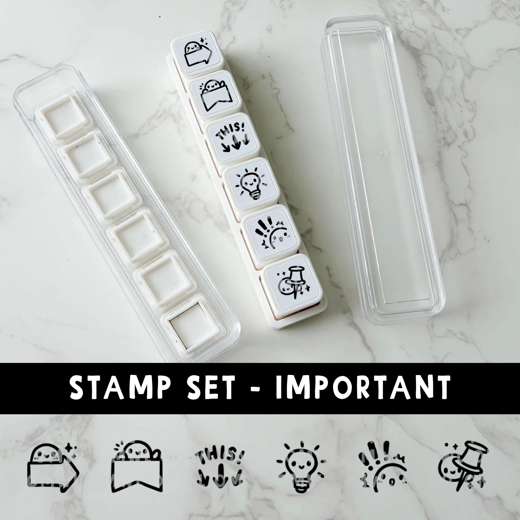 Important 6-In-1 Punch Stamp