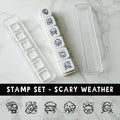 Scary Weather 6-In-1 Punch Stamp