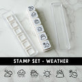 Weather 6-In-1 Punch Stamp