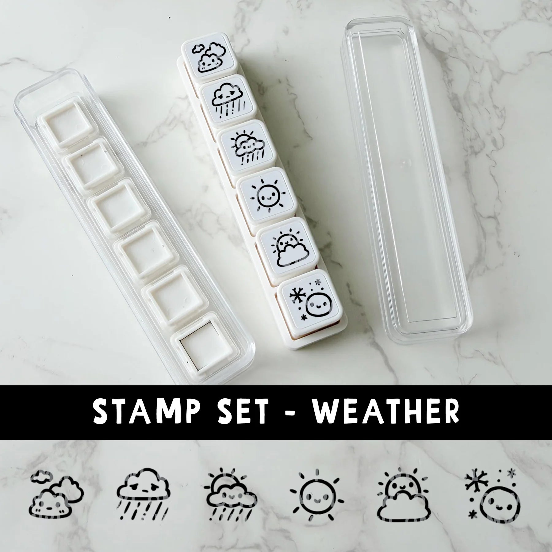 Weather 6-In-1 Punch Stamp