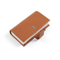 Companion Traveler Notebook Cover Standard by Moterm — tan pebbled-leather cover open with pen loop, for journaling