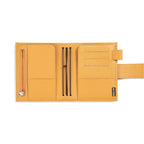 Companion Traveler Notebook Cover Passport by Moterm — pebbled-leather cover open showing card slots, for journaling