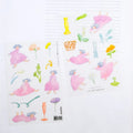 In Between Transfer Sticker by Dodolulu — fairy-and-flowers rub-on transfer sticker sheet, for journaling
