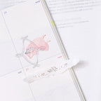 Floaty Dreams Transfer Sticker by Dodolulu — pink cartoon-character transfer sticker design, for journaling