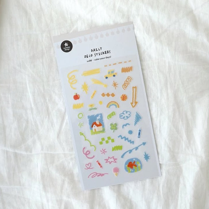 Color Your Days! Sticker Sheet