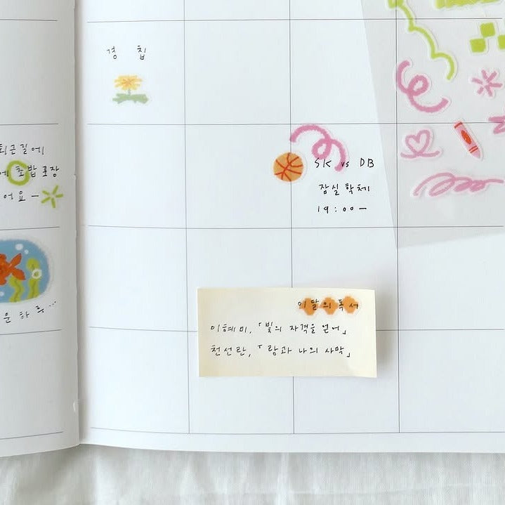 Color Your Days! Sticker Sheet