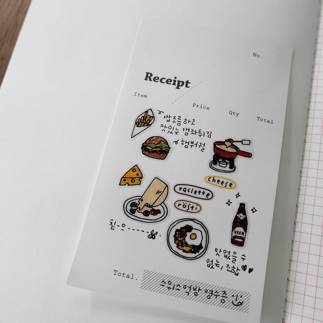 A Walk In Swiss Sticker Sheet