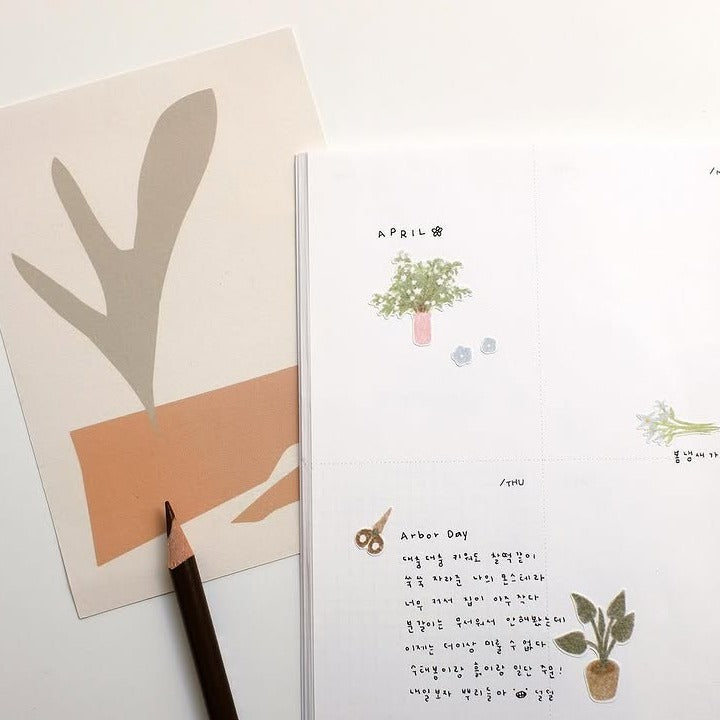 Flower Cafe Sticker Sheet