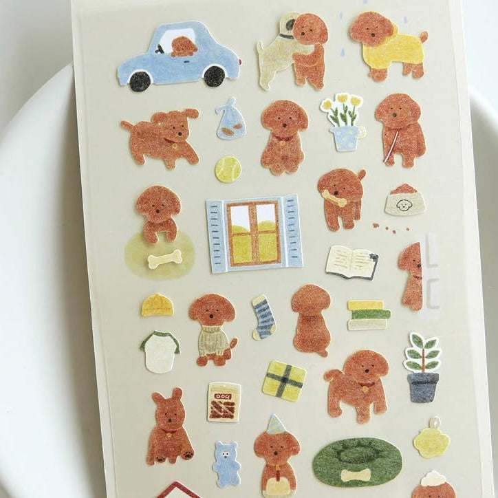 Puppy Sticker Sheet