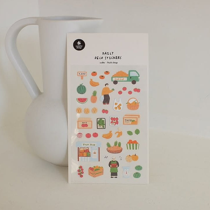 Fruit Shop Sticker Sheet