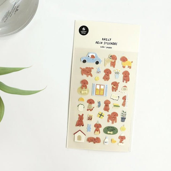 Puppy Sticker Sheet