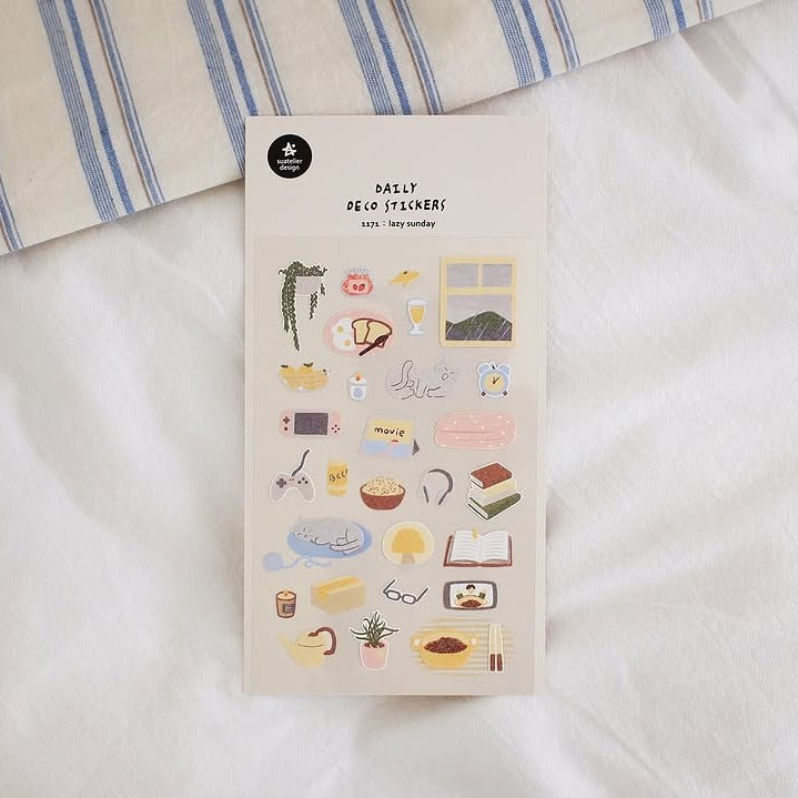 Lazy Sunday Sticker Sheet