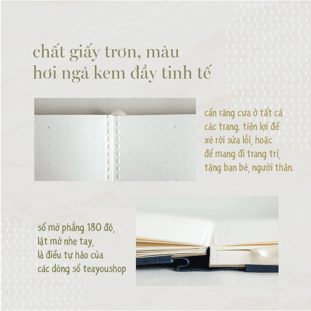 Linen Cover Notebook 'Dreams Come True' | Terra Cotta