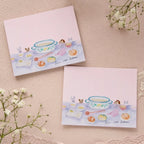 Cute Animal Memo Pad by Kin .iro.hitode — watercolour tea-time table memo-pad design, for journaling