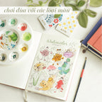 Linen Cover Notebook 'Dreams Come True' | Terra Cotta