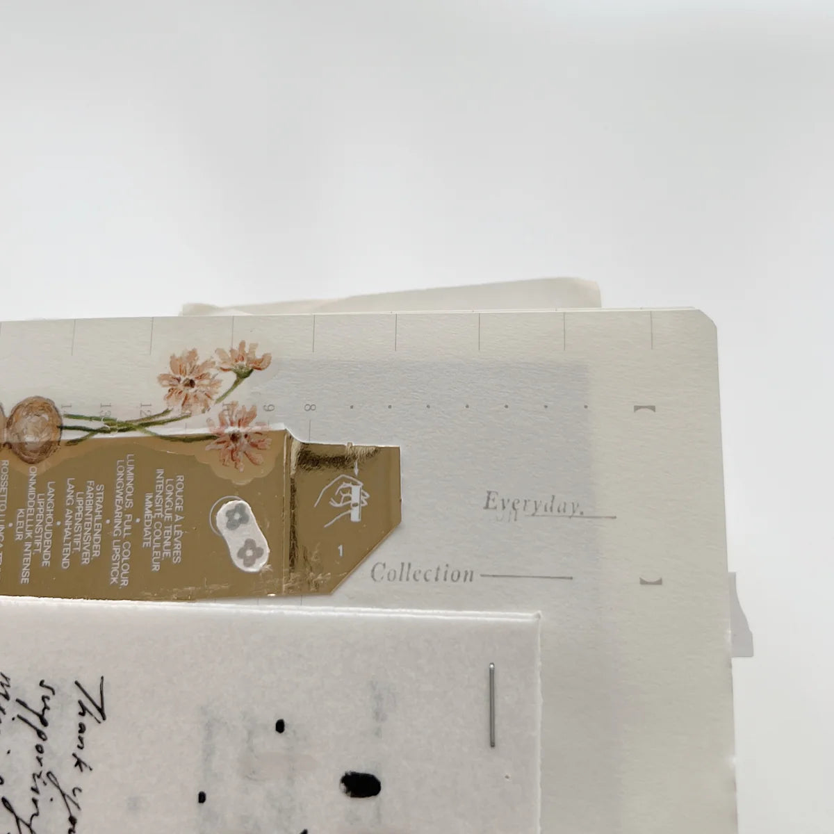 9pt.(3) Tiny Text Rubber Stamps [18 options]