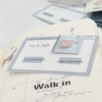 9pt.(3) Tiny Text Rubber Stamps [18 options]