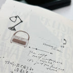 9pt.(3) Tiny Text Rubber Stamps [18 options]