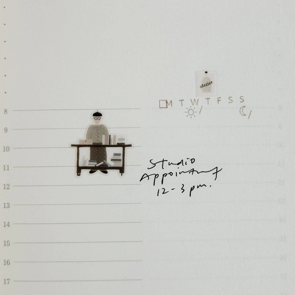 9pt.(4) Tiny Text Rubber Stamps [18 options]